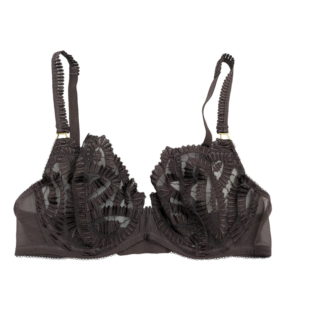 Wacoal 855396 After Dark Balconette Bra Lace Size‎ 32D Brown NWT $92